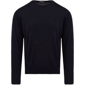 Malo, Heren, Truien, Blauw, Maat: M Wol,