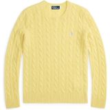 Polo Ralph Lauren - Vesta - Gebreide Trui - Geel - Ronde Halslijn