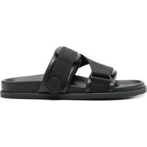 Moncler, Dames, Schoenen, Zwart, Maat: 36 EU Leer,