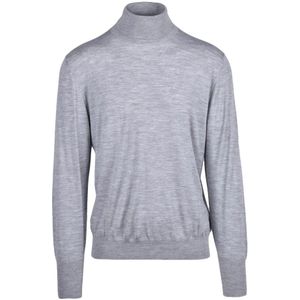 Eleventy, Heren, Truien, Grijs, Maat: XL Wol,