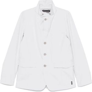 Herno, Heren, Jassen, Wit, Maat: 2XL Nylon,