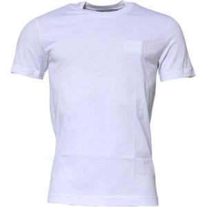 Dolce & Gabbana - Short Sleeve Crew Neck - T-shirt - Wit