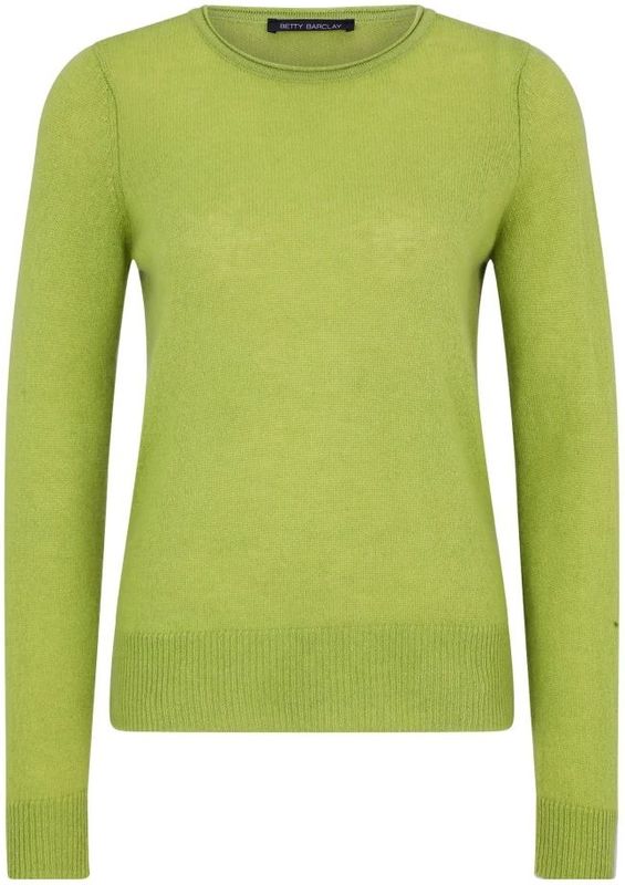 Betty Barclay - Kasjmier Trui - Groen - Dames - Ronde Hals