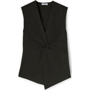 Motivi, Dames, Tops, Zwart, Maat: 2XS Zijde,