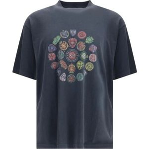 Balenciaga, Heren, Tops, Zwart, Maat: S Katoen,