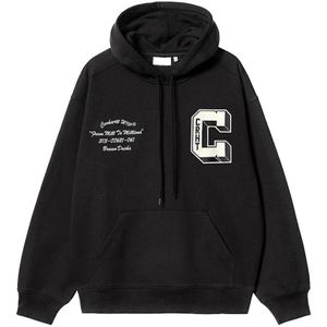 Carhartt Wip, Heren, Sweatshirts & Hoodies, Zwart, Maat: L