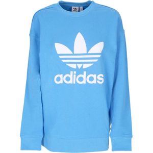 Adidas, Dames, Sweatshirts & Hoodies, Blauw, Maat: M Katoen,