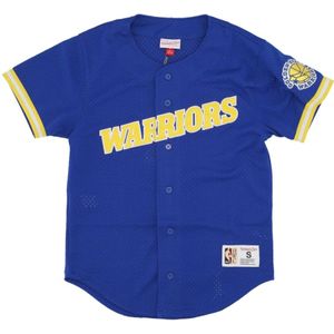 Mitchell & Ness, Heren, Sport, Blauw, Maat: L Poliester,