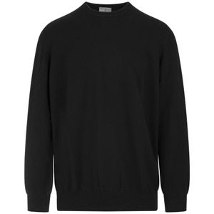 Fedeli, Heren, Truien, Zwart, Maat: 5XL Kasjmier,