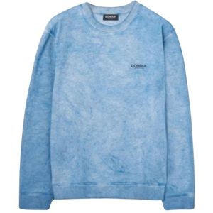 Dondup, Heren, Sweatshirts & Hoodies, Blauw, Maat: S
