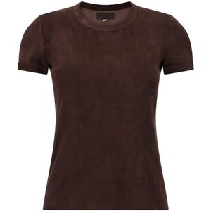 Stouls, Dames, Tops, Bruin, Maat: XS Suède,