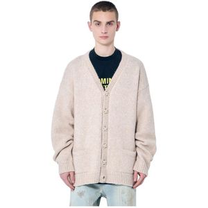 Vetements, Heren, Truien, Beige, Maat: M Wol,