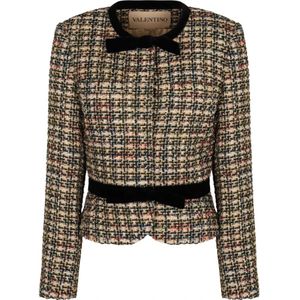 Valentino Garavani, Dames, Jassen, Veelkleurig, Maat: S Wol,