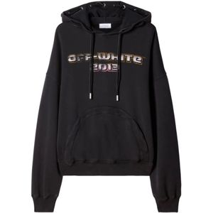 Off White, Heren, Sweatshirts & Hoodies, Grijs, Maat: L