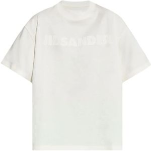 Jil Sander, Heren, Tops, Beige, Maat: M