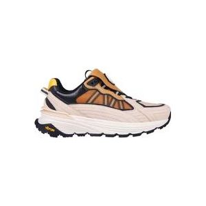 Moncler Bruine Palm Le Runner Lage Top Sneakers , Brown , Heren , Maat: 40 EU