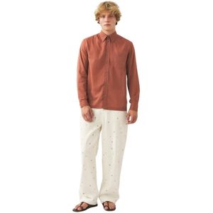 Antik Batik, Heren, Broeken, Wit, Maat: XL Katoen,