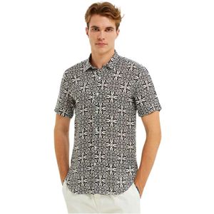 Peninsula, Heren, Overhemden, Veelkleurig, Maat: XL Linnen,