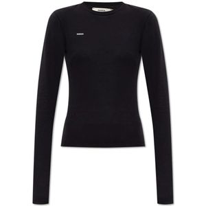 Pangaia, Dames, Tops, Zwart, Maat: XS Leer,