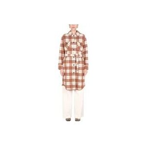 Woolrich Trenchcoat , Brown , Dames , Maat: S