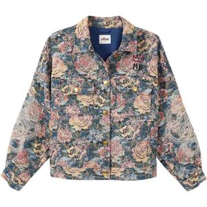 Me369, Dames, Jassen, Veelkleurig, Maat: S Zijde,