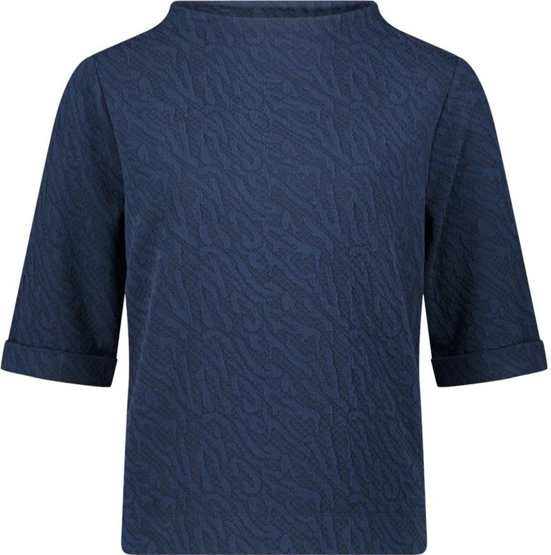 Betty & Co - Sweatshirt - Blauw - Ronde Hals