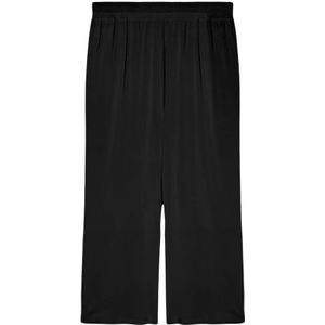 Fiorella Rubino, Dames, Broeken, Zwart, Maat: XS Jersey,