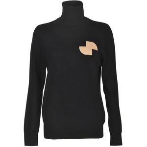 Patou, Dames, Truien, Zwart, Maat: L Wol,