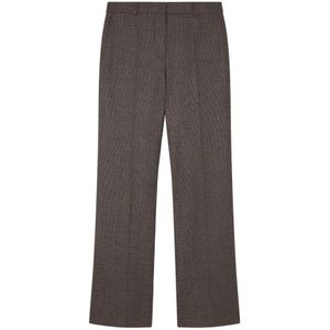 Stella McCartney, Dames, Broeken, Grijs, Maat: XS Wol,
