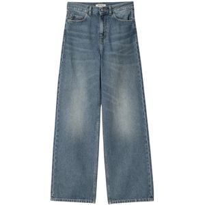 Carhartt Wip, Dames, Jeans, Blauw, Maat: W25 Katoen,