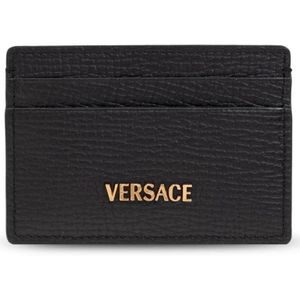 Versace, Heren, Accessoires, Zwart, Maat: ONE Size Leer,