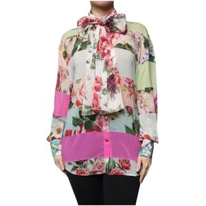 Dolce & Gabbana - TSH86535 - Blousetop - Multicolor - Lange Mouwen