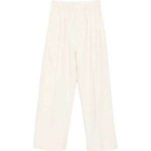 Carven, Dames, Broeken, Wit, Maat: S