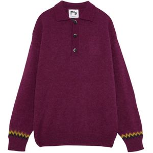 President's, Heren, Truien, Paars, Maat: S Wol,