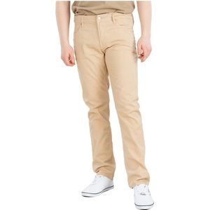 Guess, Heren, Broeken, Beige, Maat: W29 Katoen,