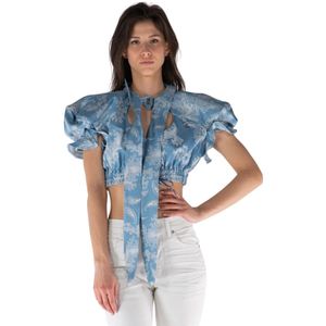 Vivienne Westwood, Dames, Truien, Blauw, Maat: S Katoen,