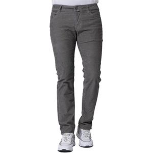 Jacob Cohën, Heren, Jeans, Grijs, Maat: W32 Velours,