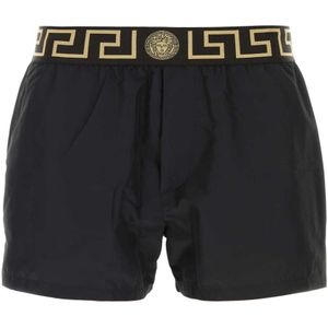 Versace, Heren, Badkleding, Zwart, Maat: XL Poliester,
