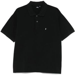 Stüssy, Heren, Tops, Zwart, Maat: S