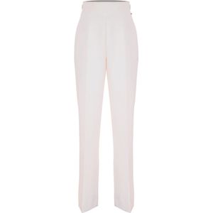 Kocca, Dames, Broeken, Wit, Maat: S Leer,