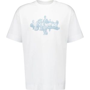 Givenchy, Heren, Tops, Wit, Maat: L Katoen,