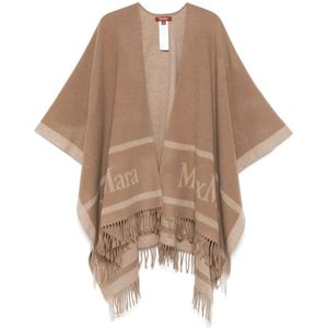 Max Mara, Dames, Jassen, Bruin, Maat: ONE Size