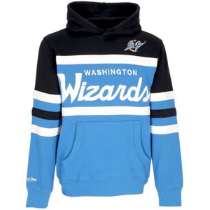 Mitchell & Ness, Heren, Sweatshirts & Hoodies, Blauw, Maat: M Katoen,