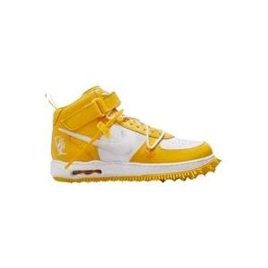 Nike Beperkte oplage Mid SP Off-White Varsity Maize , Yellow , Heren , Maat: 37 1/2 EU