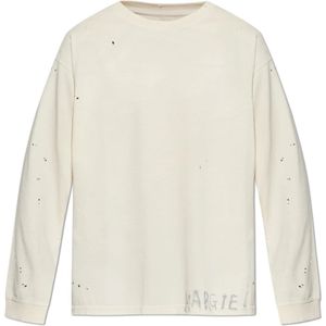 Maison Margiela, Heren, Tops, Beige, Maat: M Katoen,