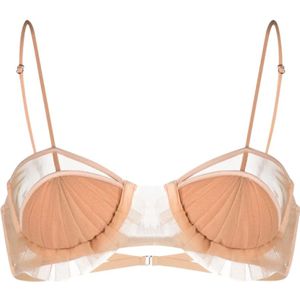 Nensi Dojaka, Dames, Ondergoed, Beige, Maat: XS Zijde,