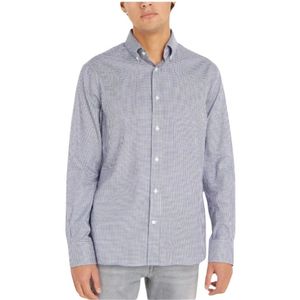 Tommy Hilfiger, Heren, Overhemden, Blauw, Maat: XS Katoen,