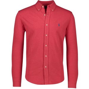 Polo Ralph Lauren - Overhemd - Rood - 100% Katoen - Button-down Kraag