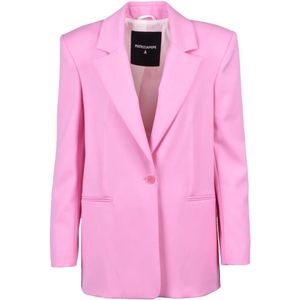 Patrizia Pepe, Dames, Jassen, Roze, Maat: S Viscose,