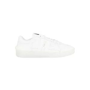 Lanvin Suede Low-top Sneakers , White , Heren , Maat: 42 EU